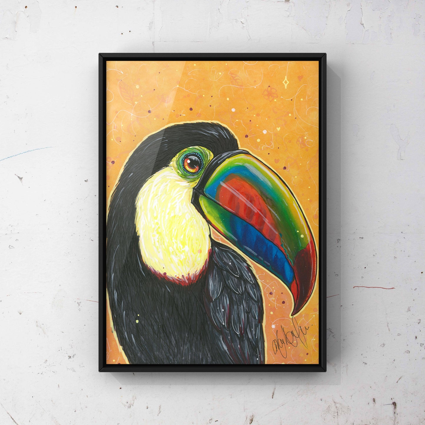 Affiche réalisée aux feutres à base d’alcool