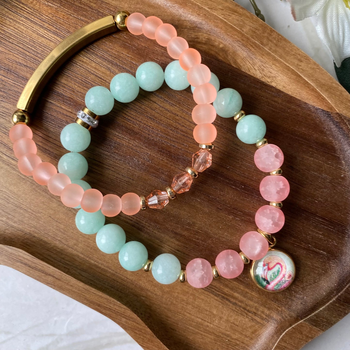 Duo bracelet de perles