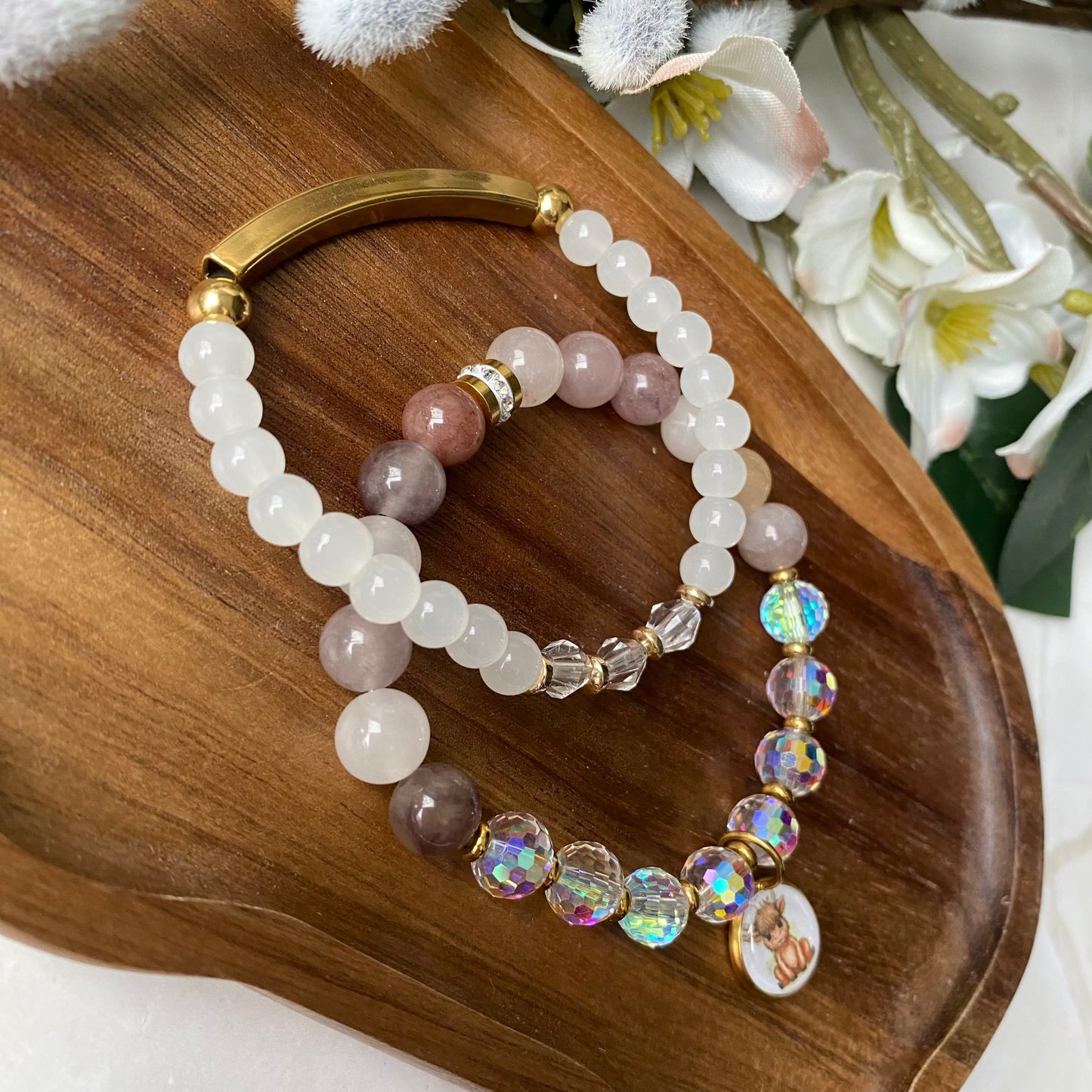 Duo bracelet de perles