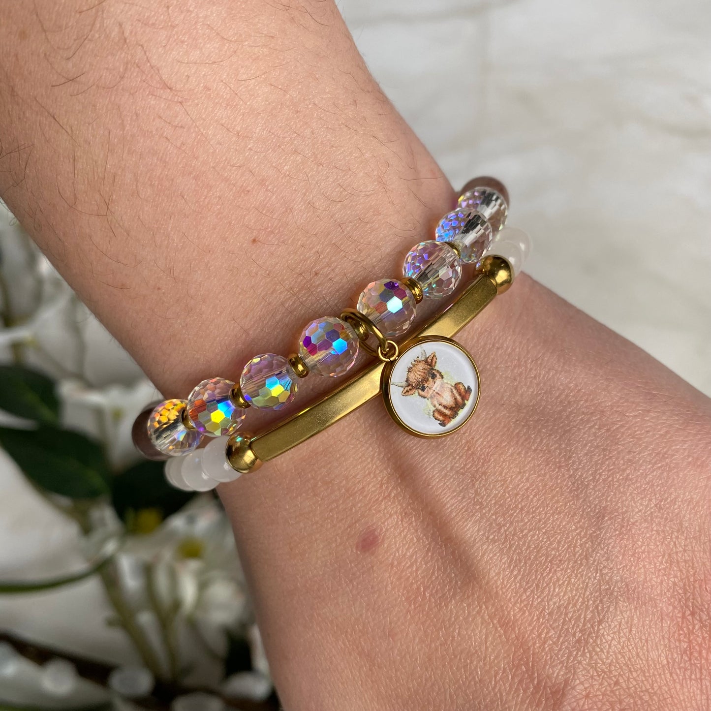 Duo bracelet de perles