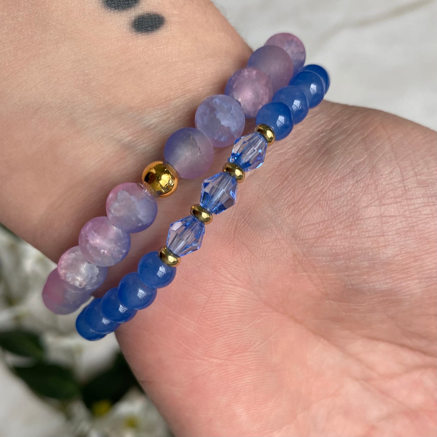 Duo bracelet de perles