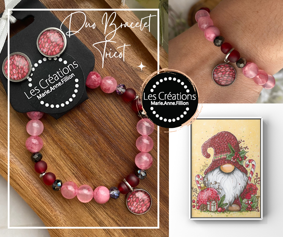 Duo bracelet et boucles d’oreilles