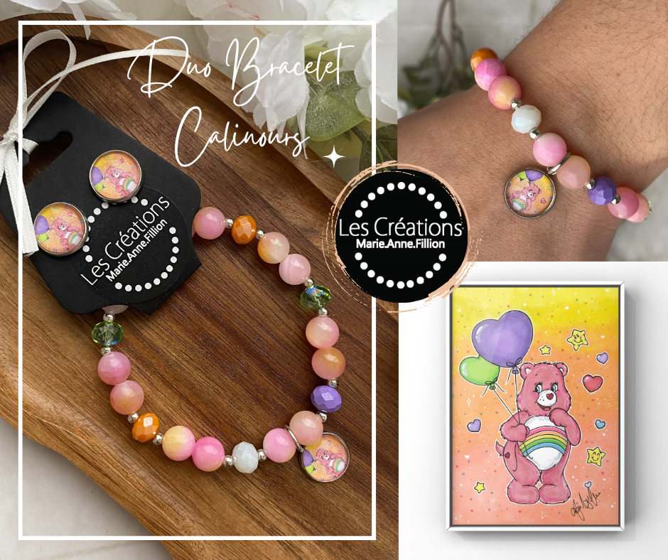 Duo bracelet et boucles d’oreilles