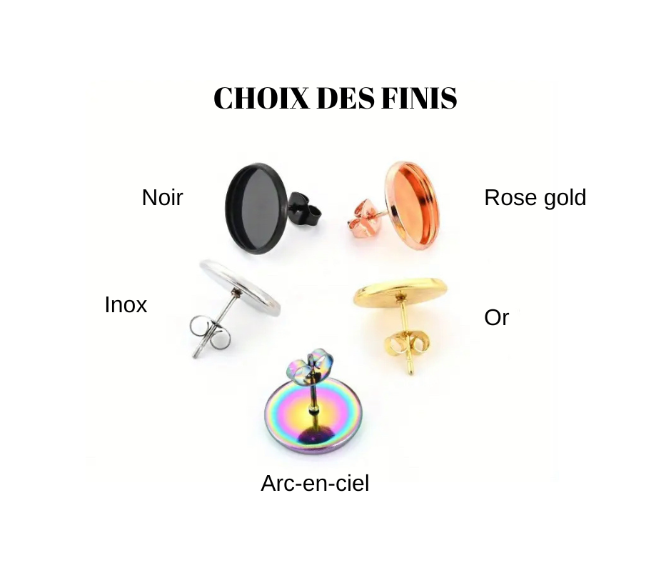 PROMO 3 PAIRES DE BOUCLES D'OREILLES AU CHOIX POUR 25$