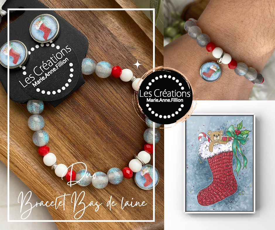 Duo bracelet et boucles d’oreilles