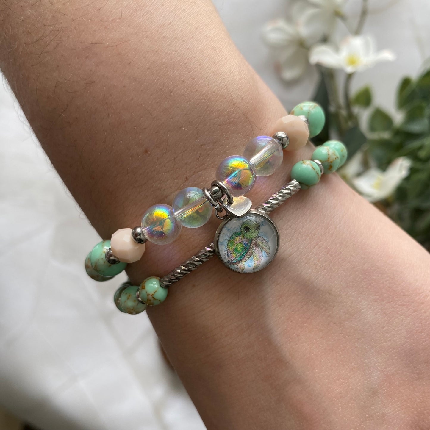Duo Bracelet de perles