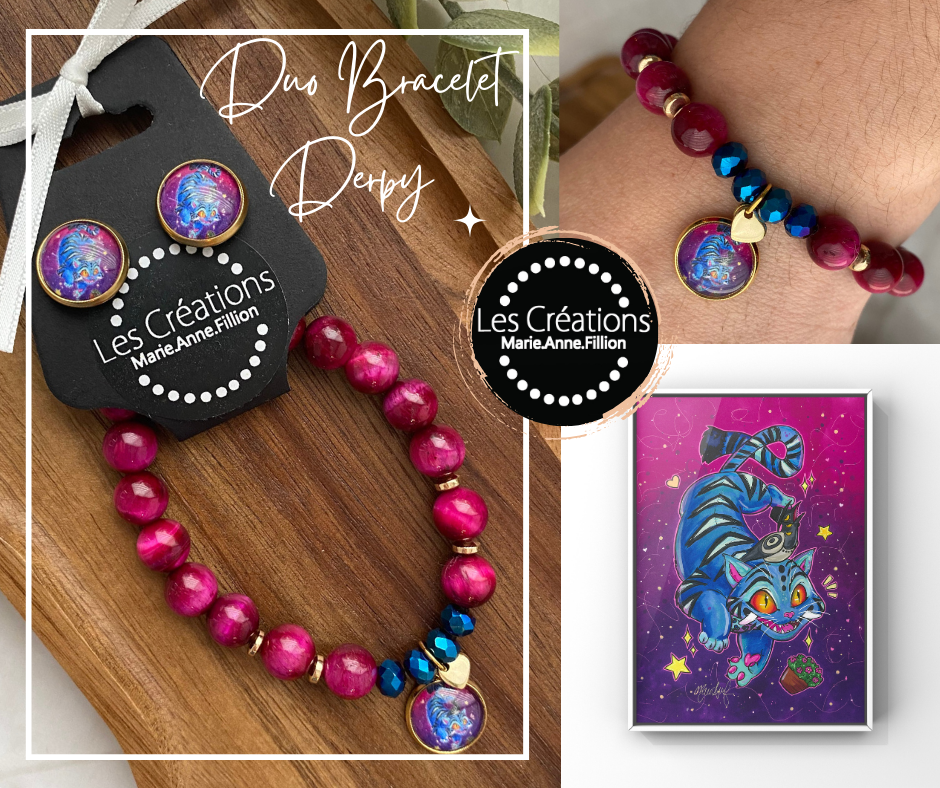 Duo bracelet et boucles d’oreilles