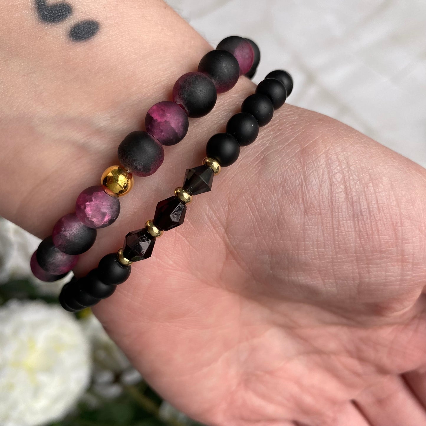 Duo bracelet de perles
