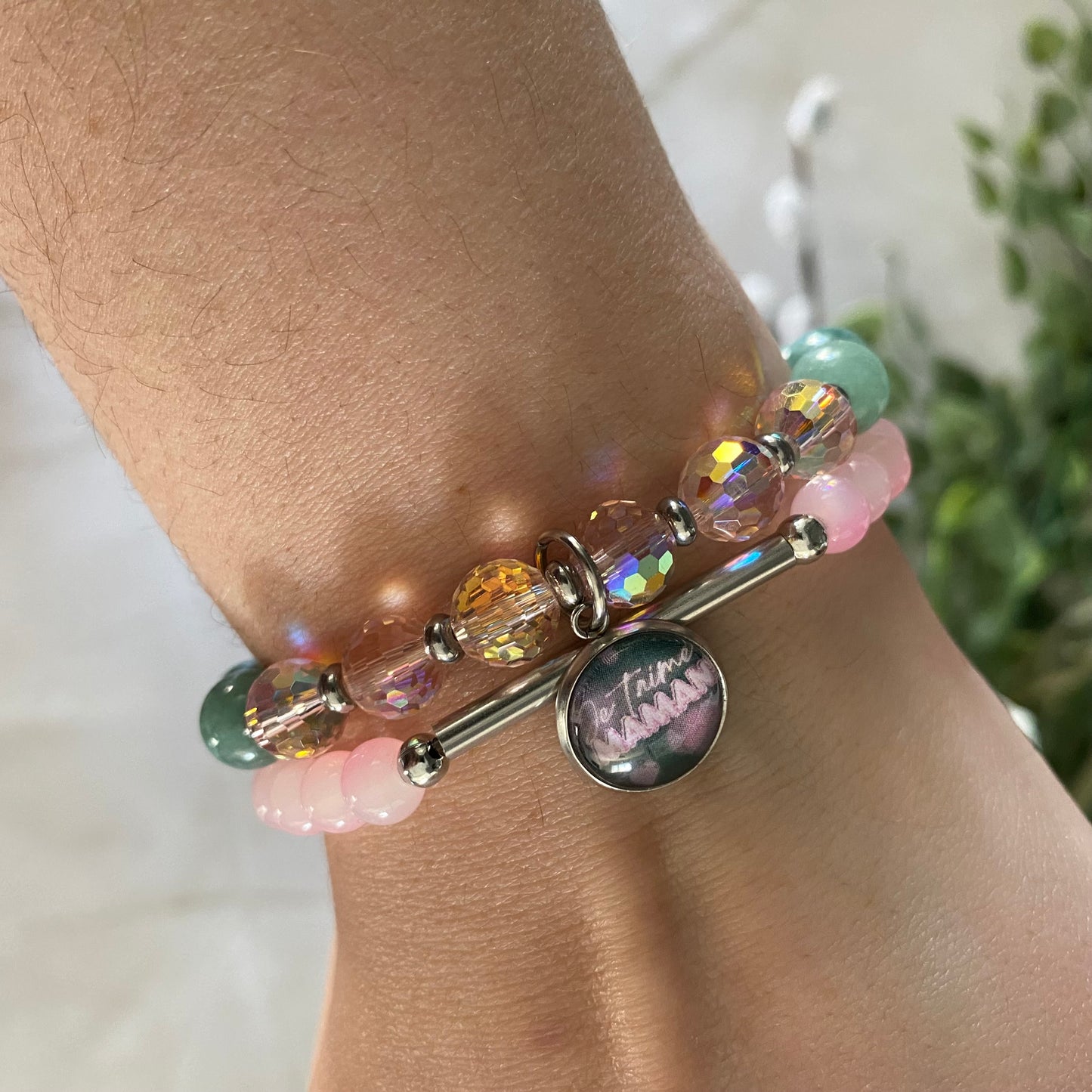 Duo bracelet de perles