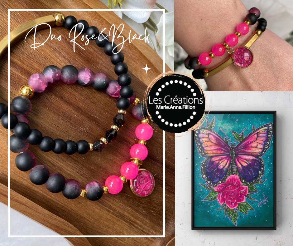 Duo bracelet de perles