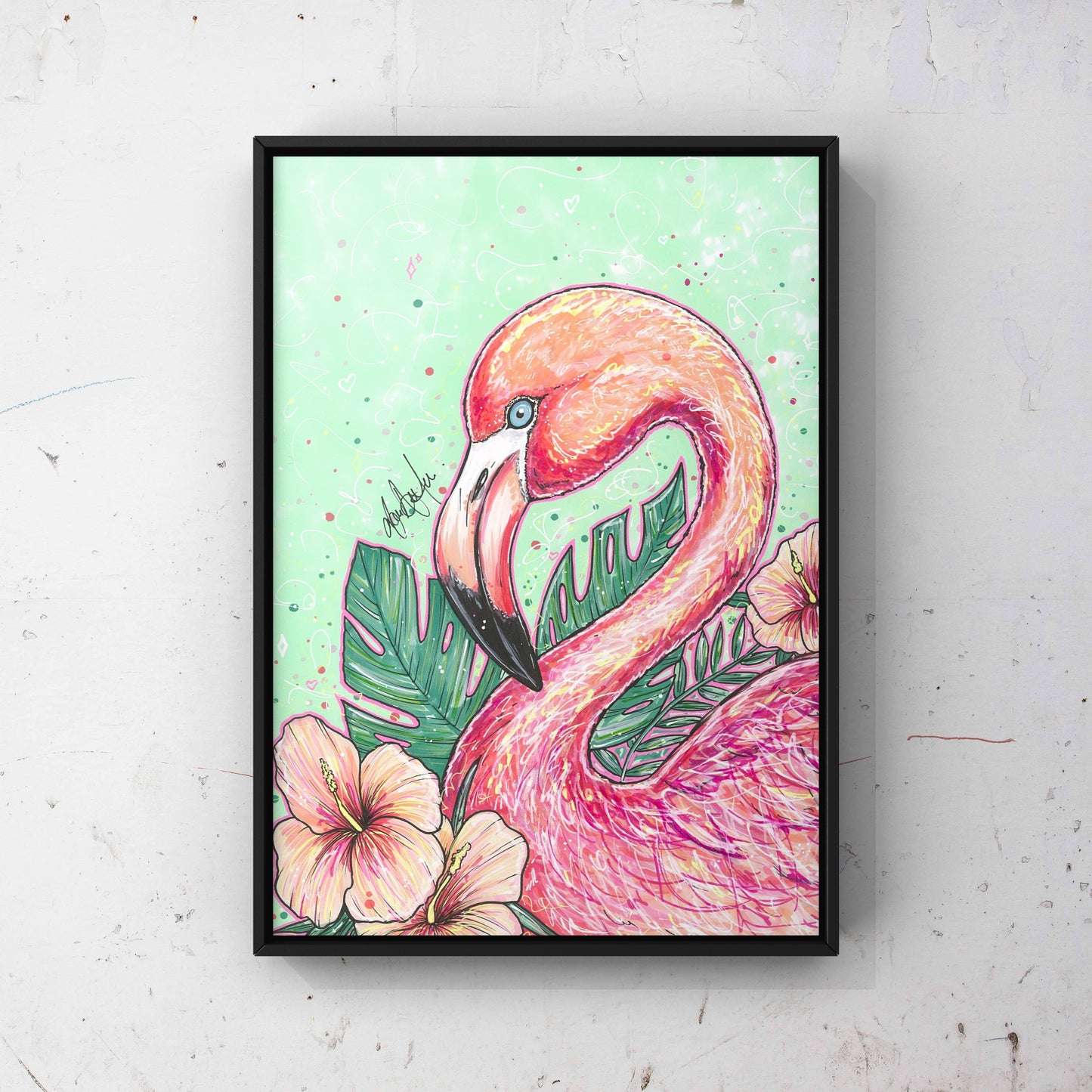 Affiche réalisée aux feutres à base d’alcool