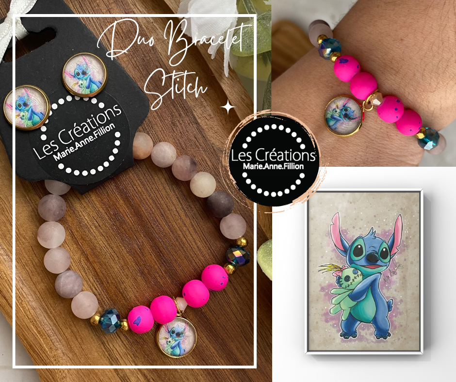 Duo bracelet et boucles d’oreilles