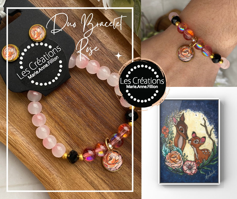 Duo bracelet et boucles d’oreilles