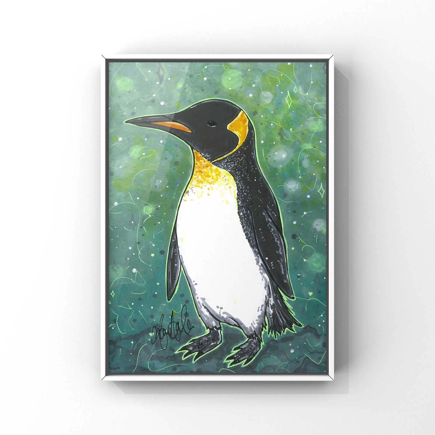 Affiche réalisée aux feutres à base d’alcool