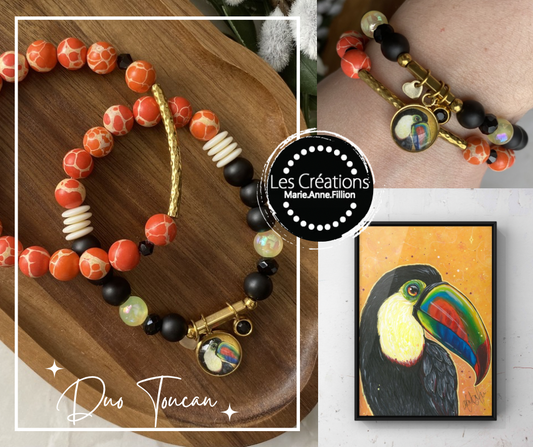 Duo Bracelet de perles
