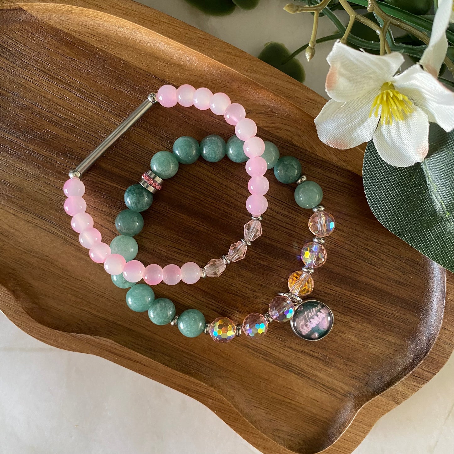 Duo bracelet de perles