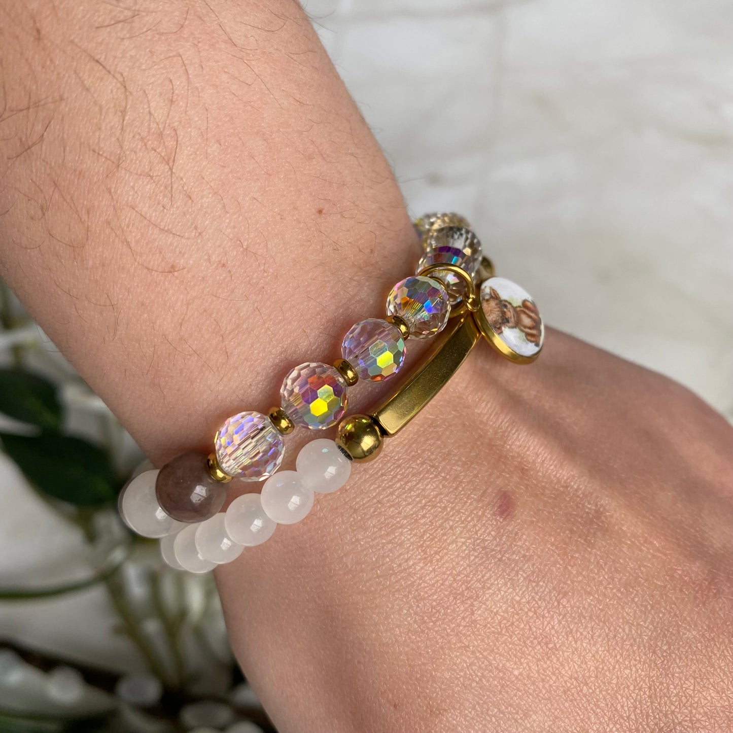 Duo bracelet de perles