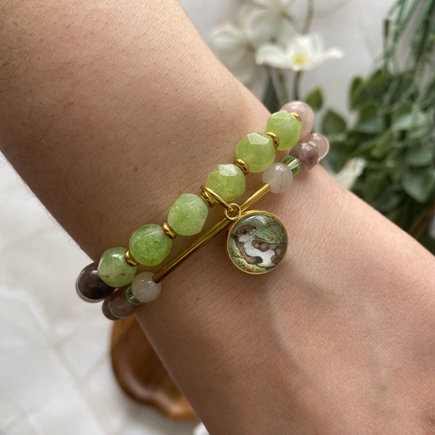 Duo Bracelet de perles