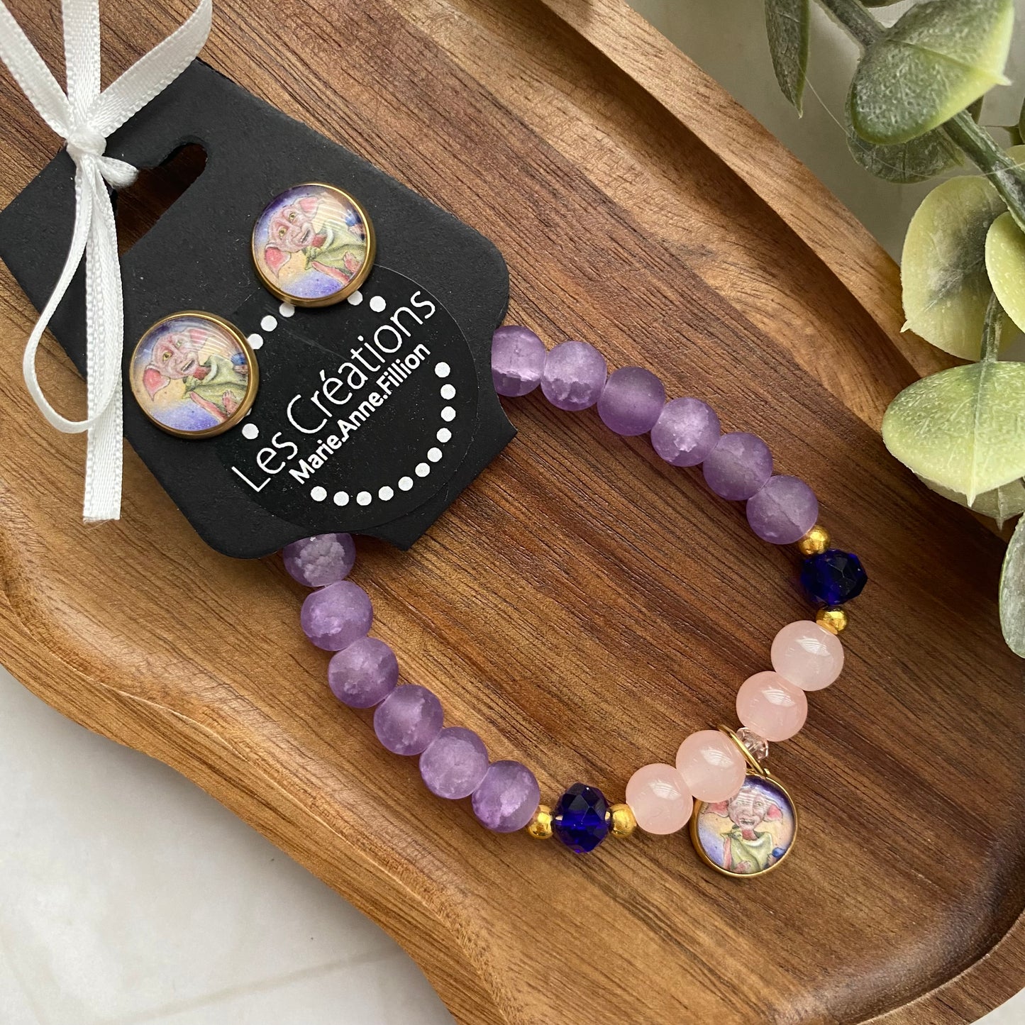 Duo bracelet et boucles d’oreilles