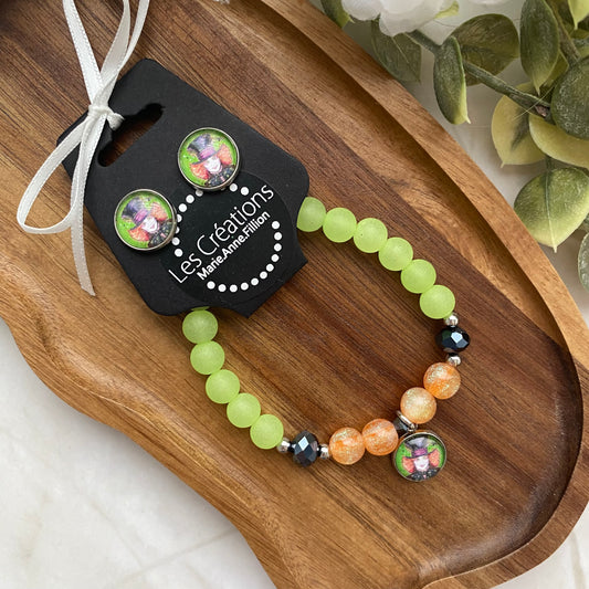 Duo bracelet et boucles d’oreilles