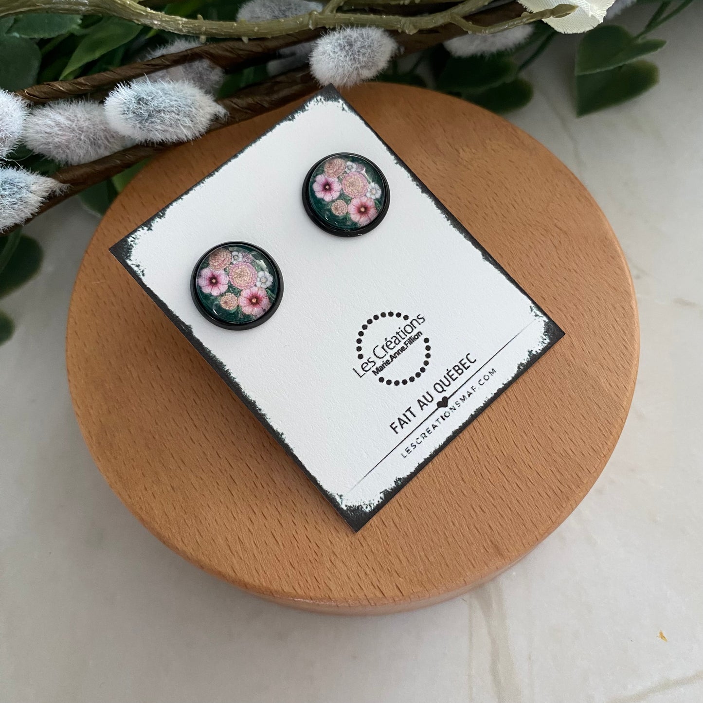 BOUCLES D'OREILLES 12mm