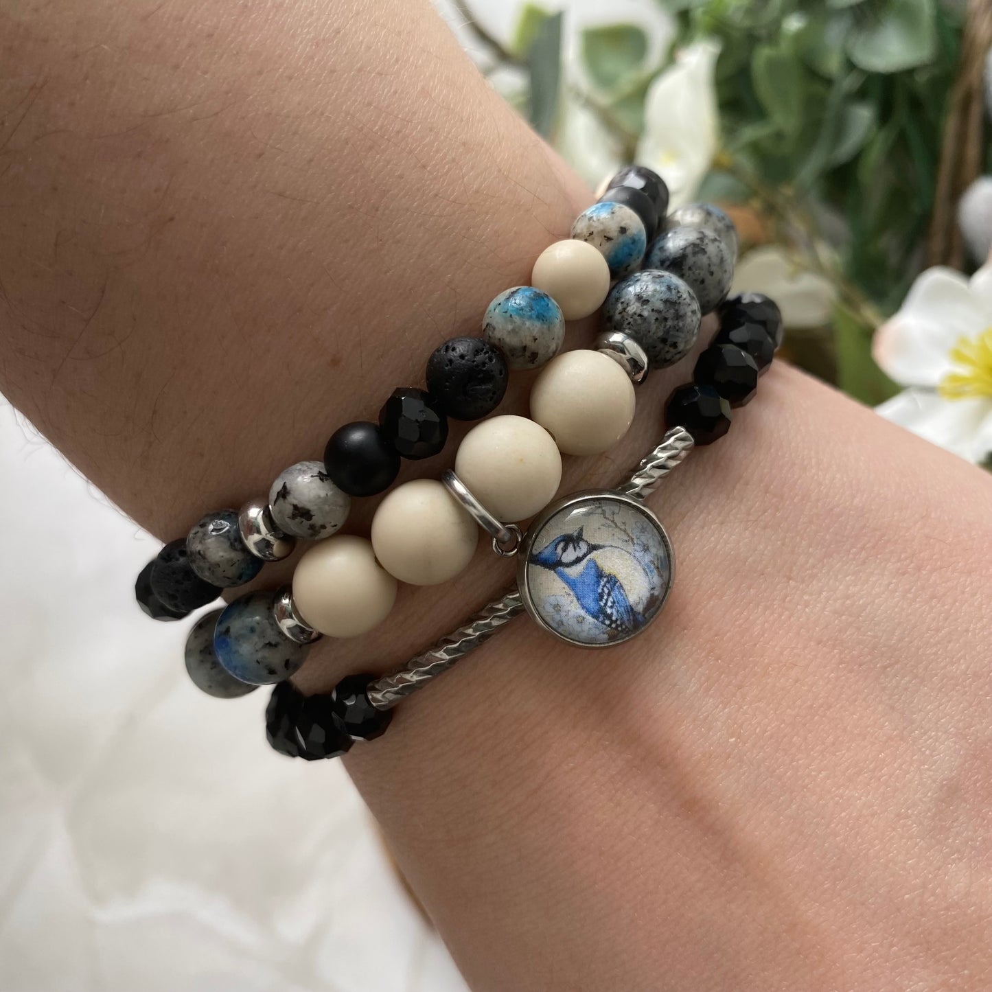 Trio Bracelet de perles