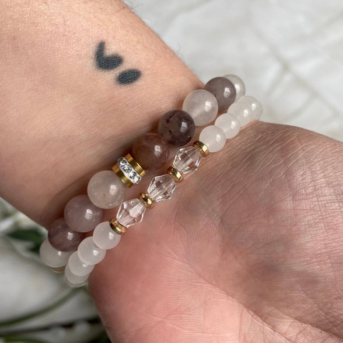 Duo bracelet de perles