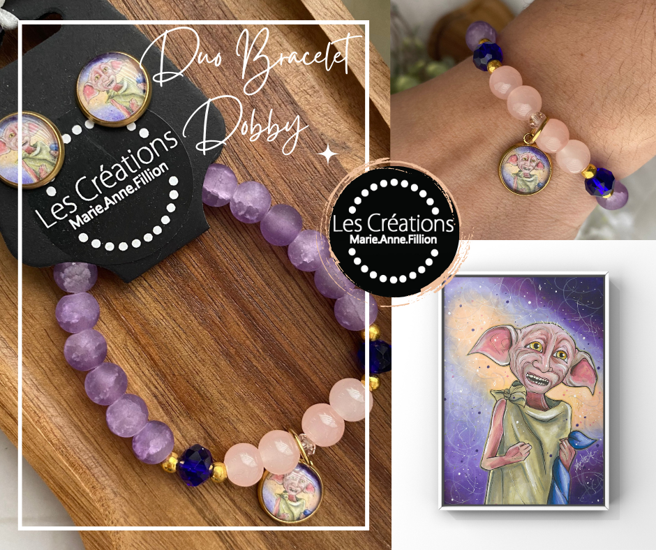 Duo bracelet et boucles d’oreilles
