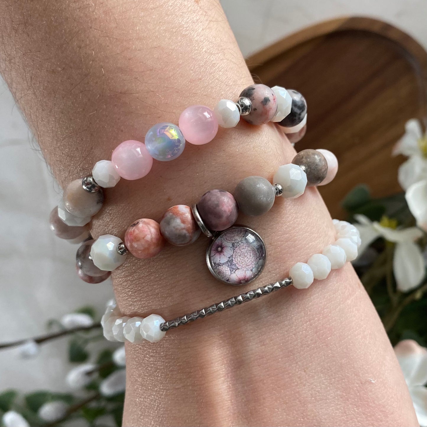 Trio Bracelet de perles