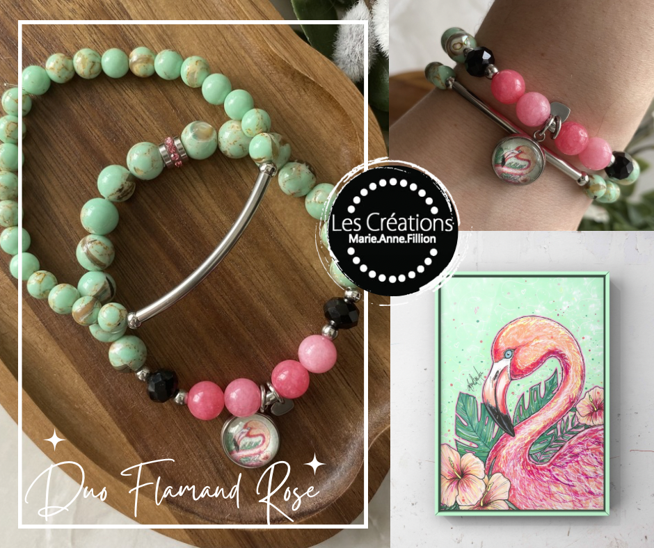 Duo Bracelet de perles