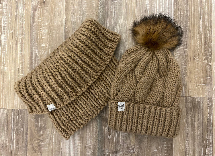 Prêt à partir, tuque et snood