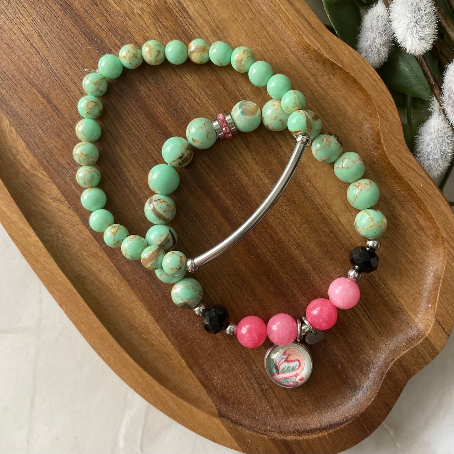 Duo Bracelet de perles