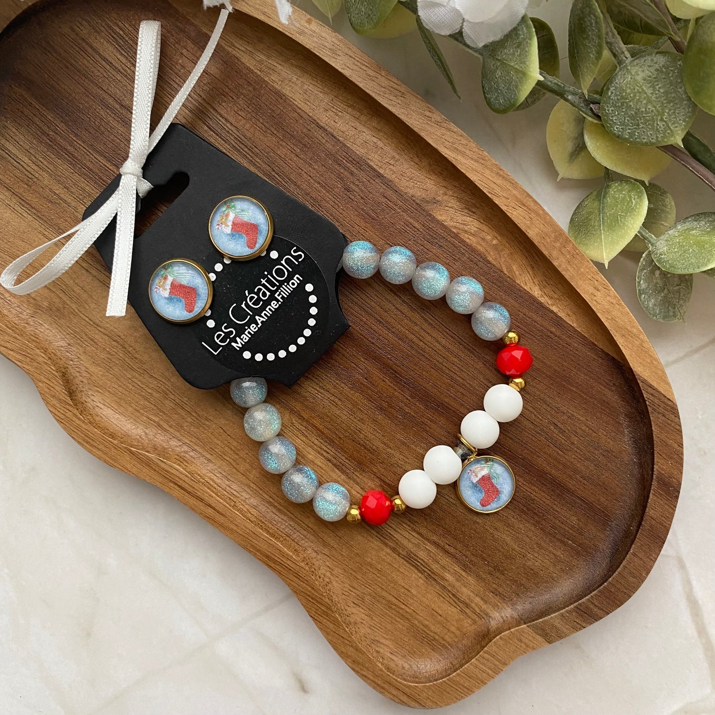 Duo bracelet et boucles d’oreilles
