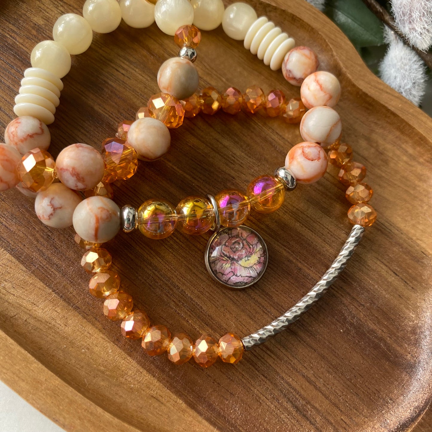Trio Bracelet de perles