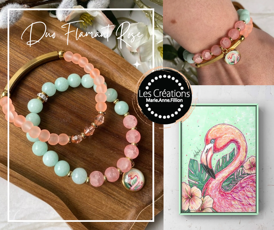 Duo bracelet de perles