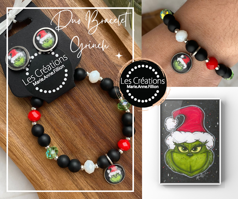 Duo bracelet et boucles d’oreilles