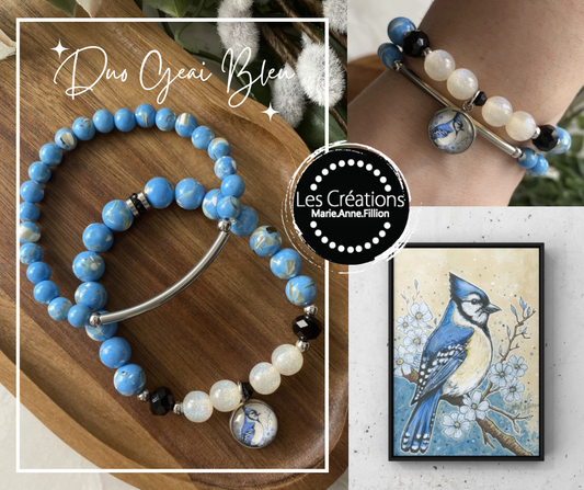 Duo Bracelet de perles