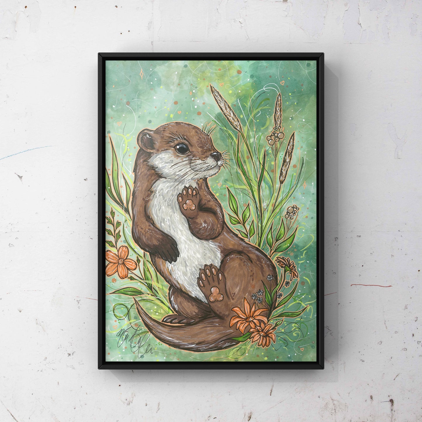 Affiche réalisée aux feutres à base d’alcool