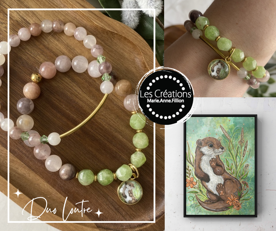 Duo Bracelet de perles