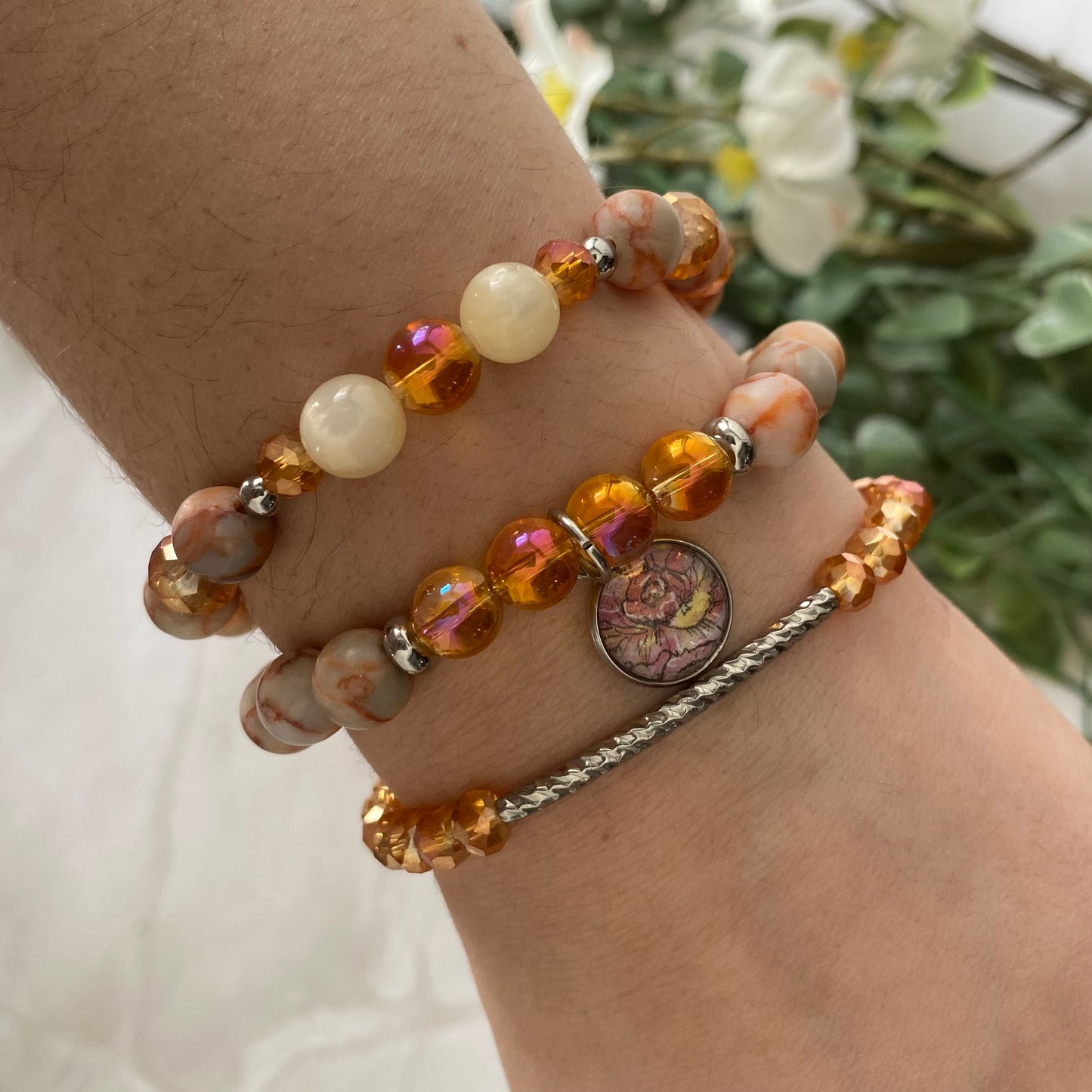 Trio Bracelet de perles