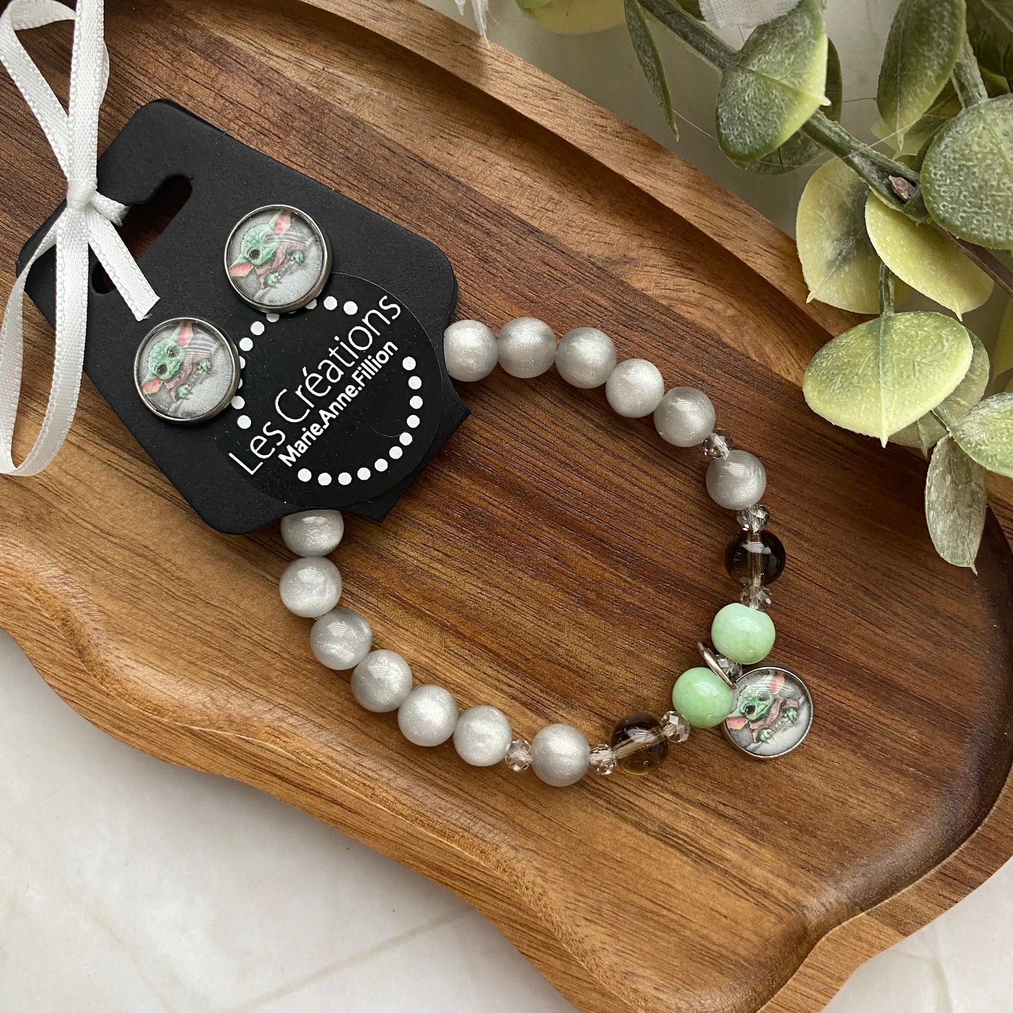 Duo bracelet et boucles d’oreilles