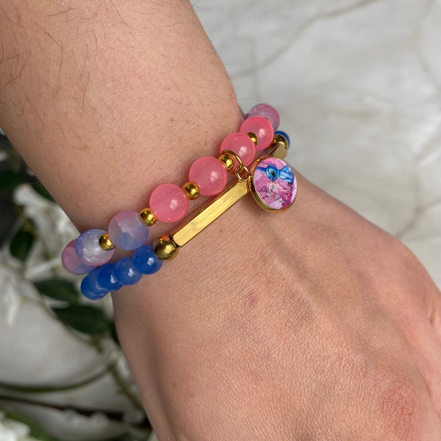 Duo bracelet de perles