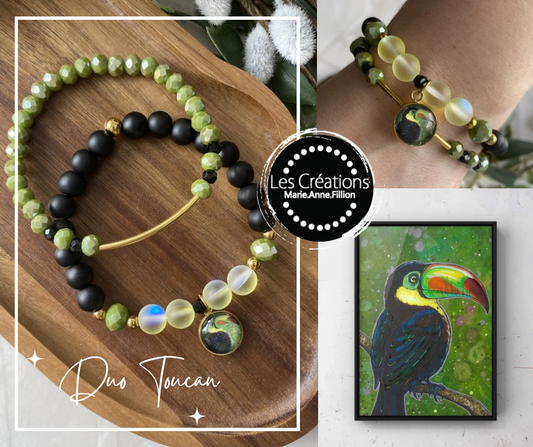 Duo Bracelet de perles
