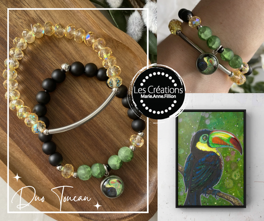 Duo Bracelet de perles
