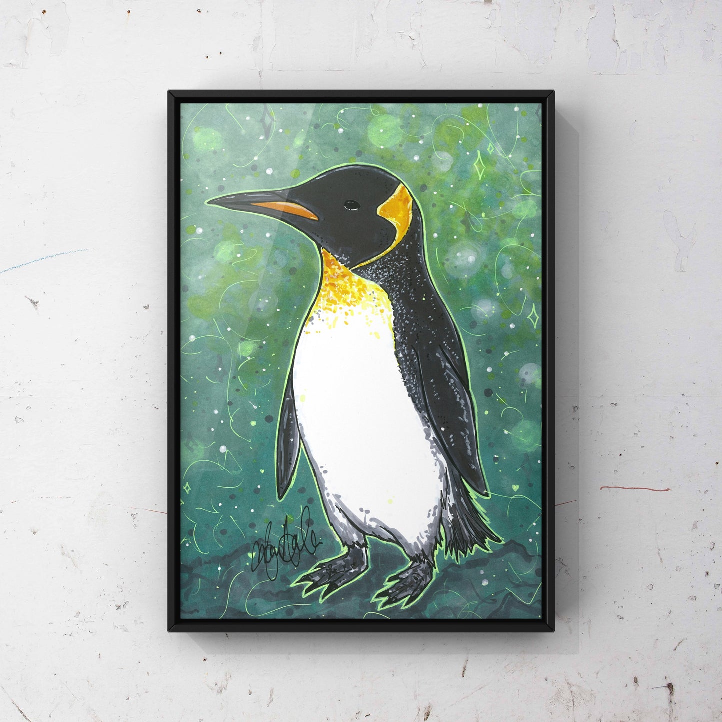 Affiche réalisée aux feutres à base d’alcool