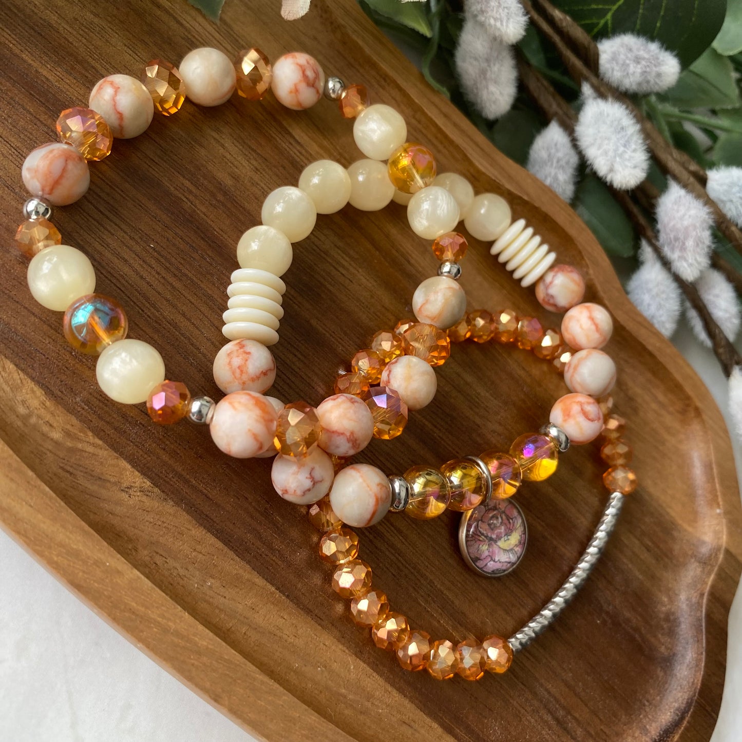 Trio Bracelet de perles