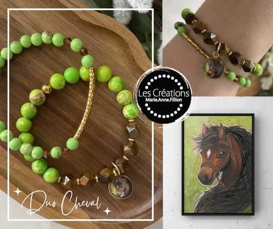 Duo Bracelet de perles