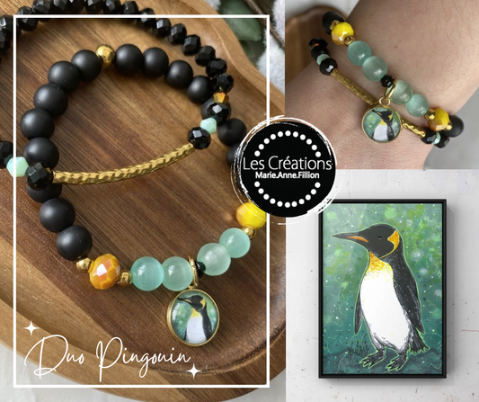 Duo Bracelet de perles