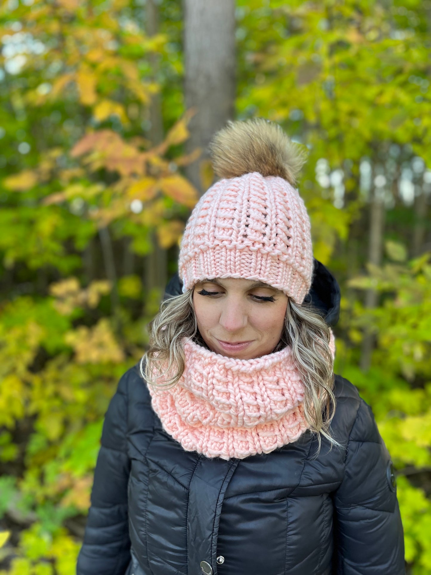 Prêt à partir modèle Esquimau, tuque et snood