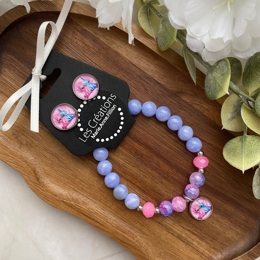 Duo bracelet et boucles d’oreilles